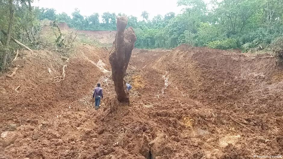 በኢሉባቦር የጉቲ ተራራ መደርመስ ለሕይወት ማስጋቱ