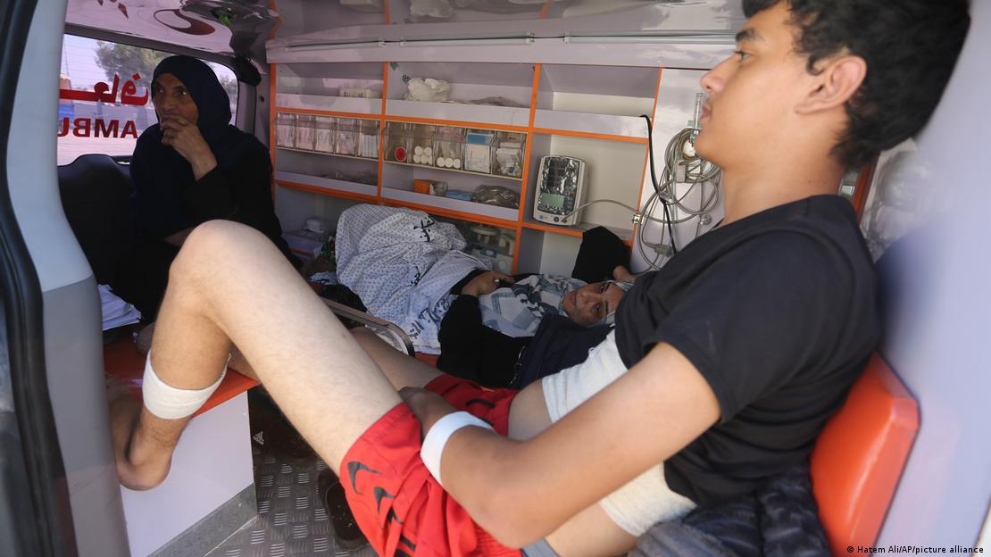 Τραυματισμένοι στη Γάζα