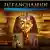 Die Totenmaske des Pharaos Tutanchamun, darüber steht: Das immersive Ausstellungserlebnis 