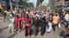 Garment workers block roads as they take part in a protest in Dhaka on November 1, 2023 Garment workers block roads as they take part in a protest in Dhaka on November 1, 2023