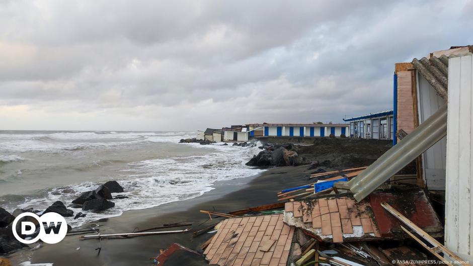 Storm Ciaran sweeps into Italy as death toll mounts