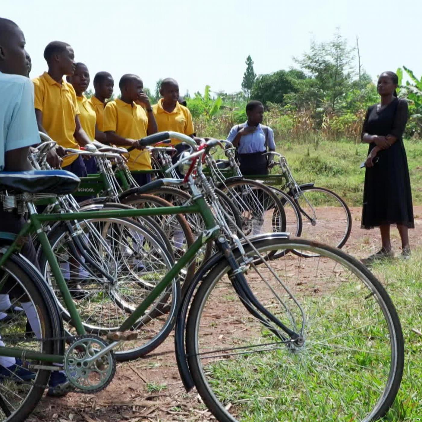 Bikes help girls in rural Uganda get an education