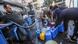 Pembagian air minum di Gaza City Pembagian air minum di Gaza City