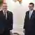 Polish President Andrzej Duda (L) meets with Prime Minister Mateusz Morawiecki from Poland's ruling conservative Law and Justice (PiS) party  