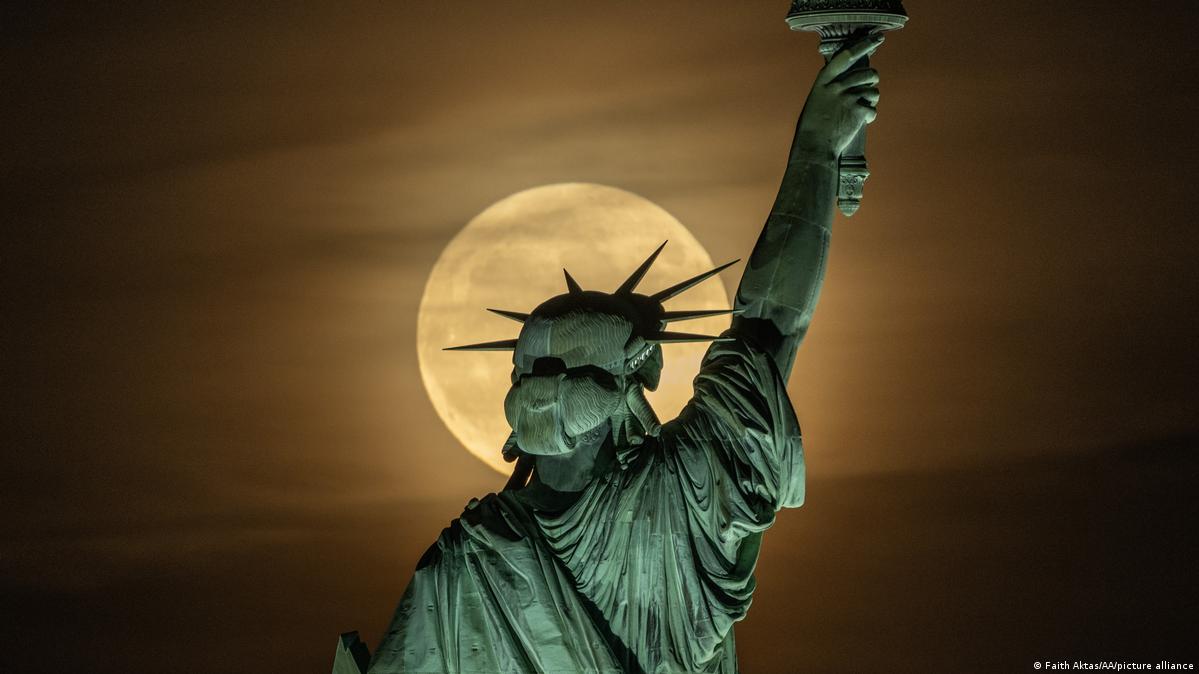 Estatua de la Libertad Y Viaje El Mundo Imagen Funda almohada