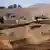 Израильские танки занимают позицию во время учений на аннексированных Голанских высотах 