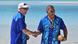 Australia's Prime Minister Anthony Albanese, left, and Tuvalu's Prime Minister Kausea Natano shake hands on One Foot Island Australia's Prime Minister Anthony Albanese, left, and Tuvalu's Prime Minister Kausea Natano shake hands on One Foot Island