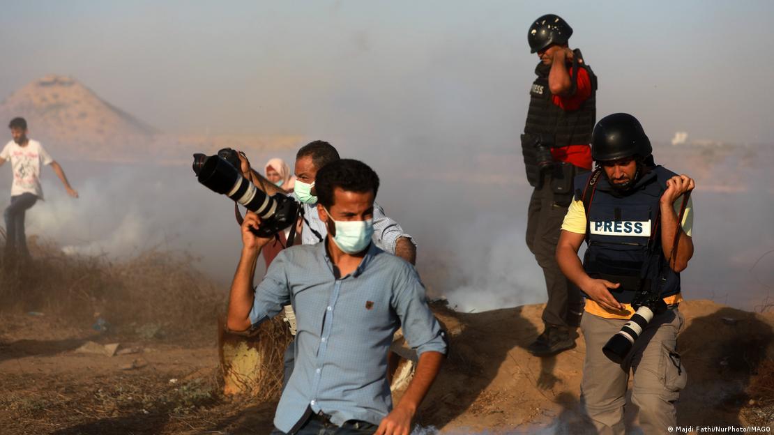 Δημοσιογράφοι στη Γάζα