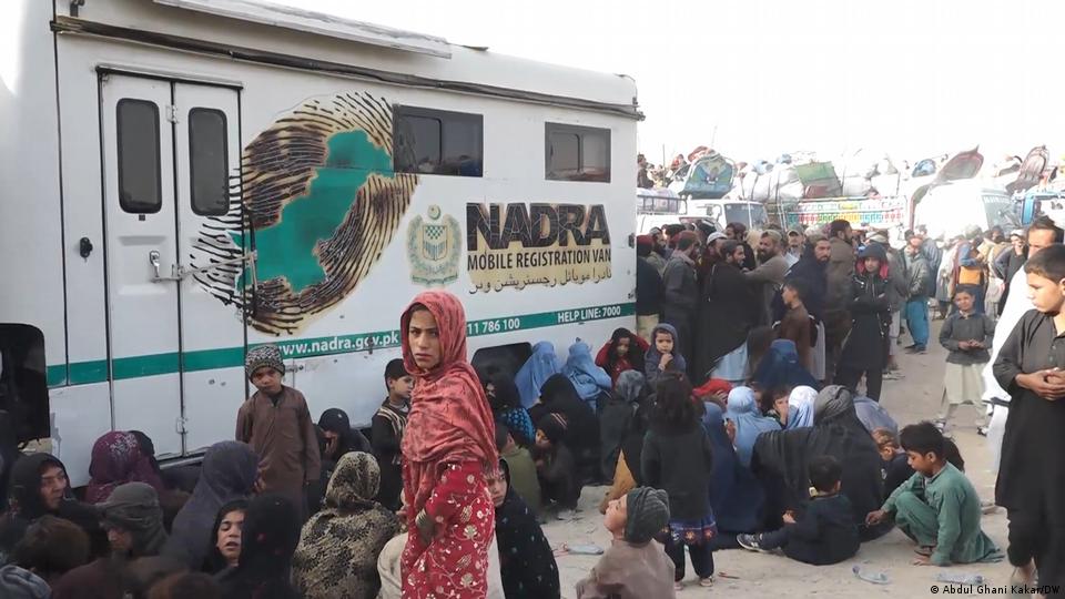 کوئٹہ میں جلاوطنوں کے لیے قائم کردہ مراکز میں سے سے ایک کا منظر 
