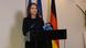 Ministrja e Jashtme Annalena Baerbock duke folur në konferencë shtypi në Tel Aviv, Izrael Ministrja e Jashtme Annalena Baerbock duke folur në konferencë shtypi në Tel Aviv, Izrael
