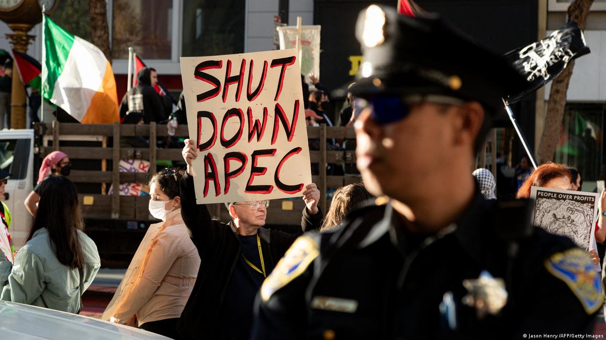 Apec Sf Rally Protestas calientan calles de San Francisco previo a la APEC