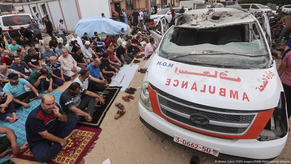 Red Cross Gaza hospital situation 