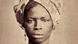 Foto de 1870 de uma mullher negra com um turbante Foto de 1870 de uma mullher negra com um turbante