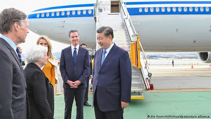 San Francisco Apec-Gipfel | China Präsident Xi Ankunft