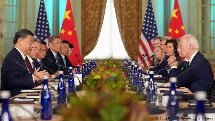USA Präsident Joe Biden und chinesischer Präsident Xi Jinping