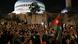 Manifestation de soutien aux Palestiniens devant la mosquée du Roi Abdallah, à Amman, le 17 octobre 2023 Manifestation de soutien aux Palestiniens devant la mosquée du Roi Abdallah, à Amman, le 17 octobre 2023