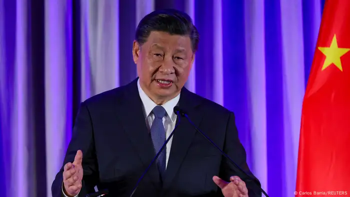 中国国家主席习近平15日于旧金山出席晚宴发表演说