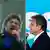 Javier Milei vs. Sergio Massa: los rostros de los dos candidatos en el balotaje en Argentina del 19 de noviembre.