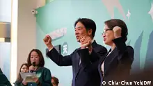 Nov. 20, 2023 Taiwan presidential front-runner, DDP's William Lai, picks former de facto ambassador to US Hsiao Bi-ki as vice president candidate.
