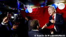 SCHEVENINGEN - PVV leader Geert Wilders responds to the results of the House of Representatives elections. ANP REMKO DE WAAL netherlands out - belgium out PUBLICATIONxINxGERxSUIxAUTxONLY Copyright: xx x484499077x originalFilename: 484499077.jpg