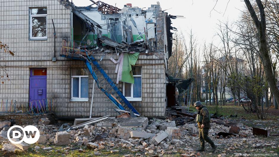 Ukraine updates: Kyiv hit by 'massive' Russian drone attack