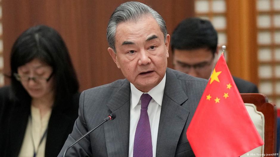 圖為中國外長王毅