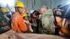 One of the trapped workers is checked out after he was rescued from the collapsed tunnel site in Uttarkashi in the northern state of Uttarakhand, India One of the trapped workers is checked out after he was rescued from the collapsed tunnel site in Uttarkashi in the northern state of Uttarakhand, India