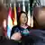Глава МИД ФРГ Анналена Бербок на встрече в Брюсселе