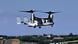 The Bell Boeing V-22 Osprey flying during joint US-Japan military training