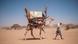 A man walks with a camel carrying his goods in an area 30 kilometers from the city of Gode, Ethiopia A man walks with a camel carrying his goods in an area 30 kilometers from the city of Gode, Ethiopia