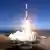 screen grab taken from a SpaceX video shows the Falcon 9 launch of the Korea 425 Mission at Vandenberg Air Force Base in California
