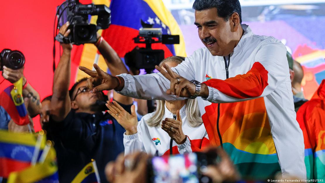 Nicolás Maduro durante el referéndum sobre la frontera con Guyana.
