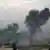 دخان يتصاعد عقب قصف إسرائيلي على رفح في جنوب غزة (3/12/2023)