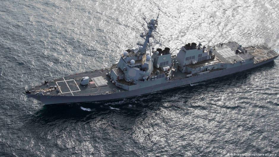 US says it struck targets in Iran after attack on warships