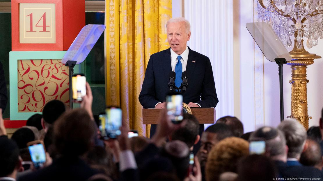 Biden beim Chanukka-Empfang im Weißen Haus