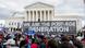 Anti-abortion demonstrators carry banners and placards outside the US Supreme Court Anti-abortion demonstrators carry banners and placards outside the US Supreme Court