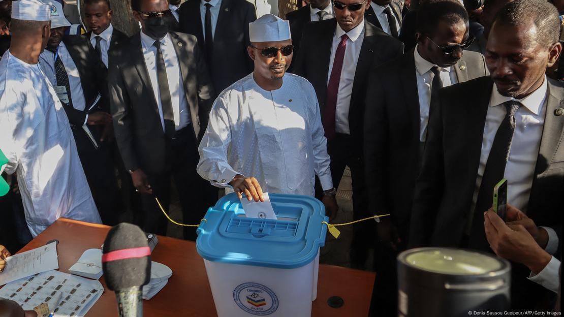 The constitutional referendum in December 2023 left the people with no real choice, experts sayImage: Denis Sassou Gueipeur/AFP/Getty Images