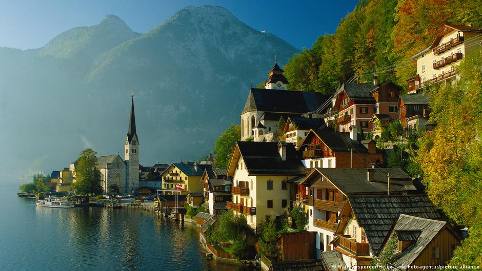 擁有哈爾施塔特這樣風景如畫的小鎮，難怪奧地利人的幸福感爆棚