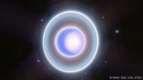 NASA Pressebild | James Webb Teleskop enthüllt neue Ansicht von Uranus und seinen Monden