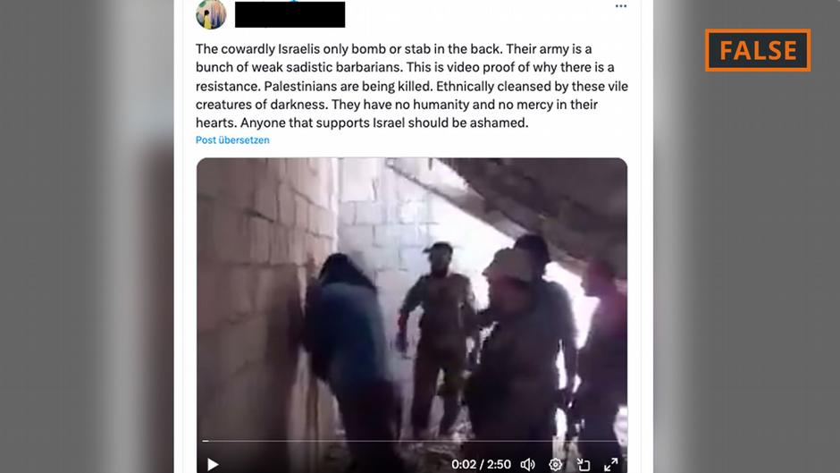 Screenshot a video showing blurry pictures of five men in a closed area.