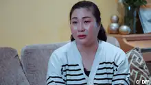 In diesem Standbild aus einem TV-Bericht spricht Kim Yu Bin, eine Exilantin in London, mit DW über ihre wiederkehrenden Albträume, seitdem eine ihrer Schwestern aus China nach Nordkorea deportiert wurde. London, UK, 20.12.2023, Bildquelle: DW