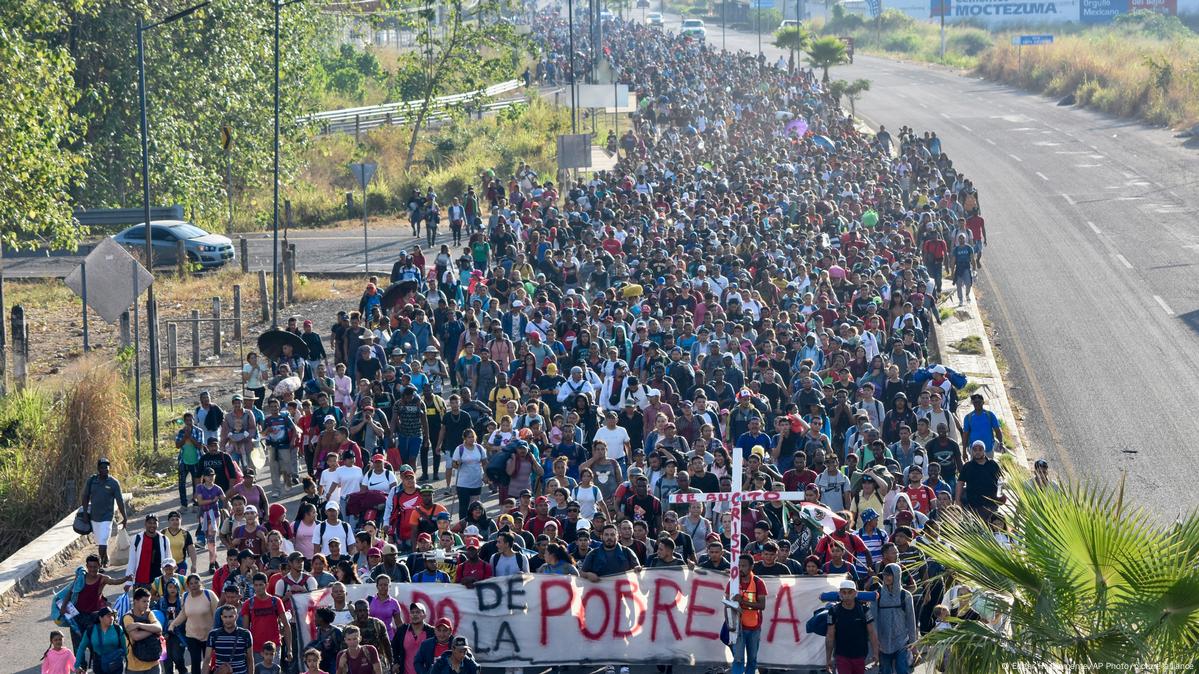 Se desintegra caravana de miles de migrantes en M xico DW 03