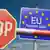 Znak stop i simbol EU-a