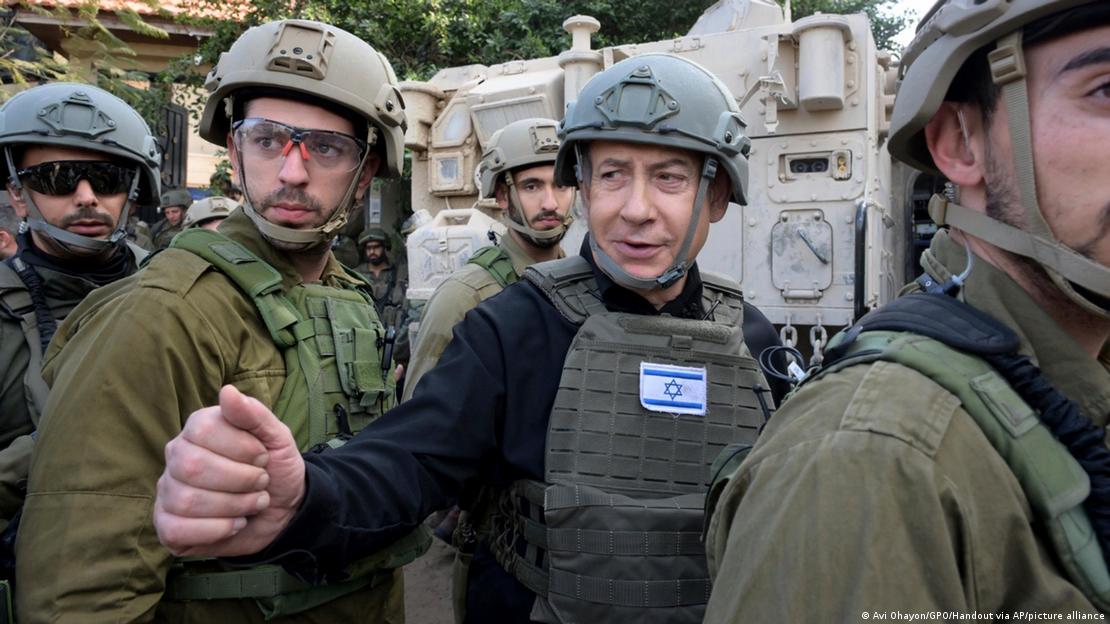Benjamin Netanjahu në Gaza me veshje ushtarake