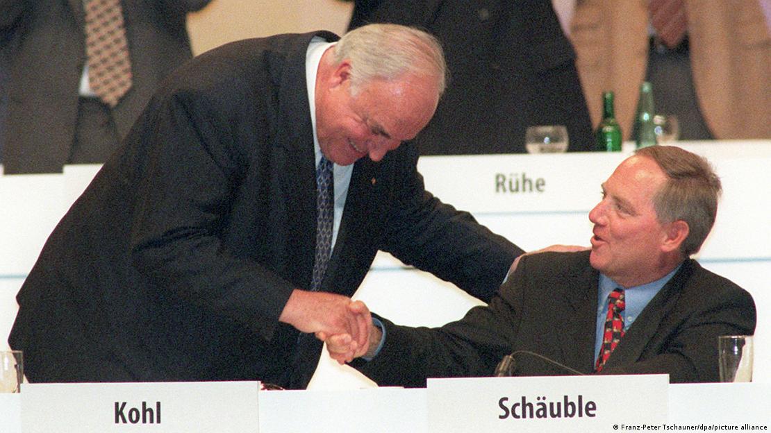 Wolfgang Schäuble dhe Helmut Kohl