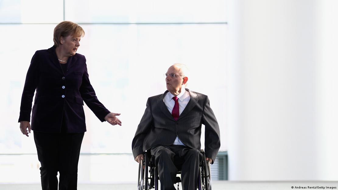 Wolfgang Schäuble dhe Angela Merkel