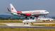 A view of an Air Algerie Boeing 737-800 plane landing at Paris Orly airport. A view of an Air Algerie Boeing 737-800 plane landing at Paris Orly airport.