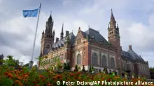 The Hague, Netherlands, on Sept. 19, 2023.+++FILE - View of the Peace Palace which houses World Court in The Hague, Netherlands, on Sept. 19, 2023. South Africa has launched a case at the United Nations’ top court accusing Israel of genocide against Palestinians in Gaza and asking the court to order Israel to halt its attacks. South Africa’s submission filed Friday, Dec. 29, 2023, at the International Court of Justice alleges that “acts and omissions by Israel ... are genocidal in character”.. (AP Photo/Peter Dejong)