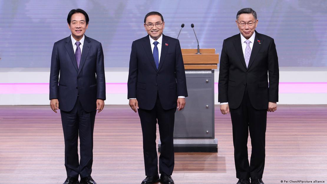 Taiwan China Wahlkampf Präsidentschaftskandidaten Debatte