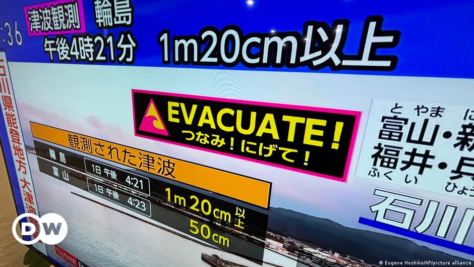 Tsunami-Warnung nach schwerem Erdbeben in Japan